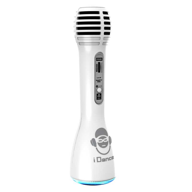 Детски Bluetooth Микрофон Със Светлини И Тонколона, Бял