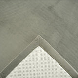 Детски Мемори Килим Lolla, 150x200 См, 3,5 См Дебелина, Кадифено Мек Водоустойчив Горен Слой, Мемори Пяна, Противохлъзгаща Основа, Сив Ginger Home