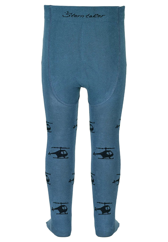 Детски Памучен Чорапогащник С Хеликоптери, 122 128 5 6 Г. Sterntaler