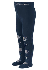 Тъмно Син Памучен Чорапогащник, 122 128 5 6 Г. Sterntaler