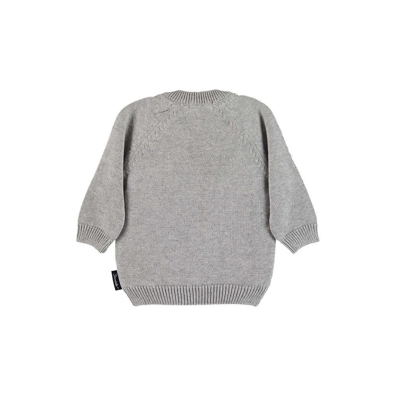 Сив Детски Пуловер Мече, 92 См. 2 Г. Sterntaler