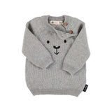 Сив Детски Пуловер Мече, 92 См. 2 Г. Sterntaler