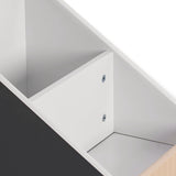 Детски Шкаф Ginger Home, Етажерка За Играчки И Книжки С Черна Дъска За Писане, Къщичка, Дърво