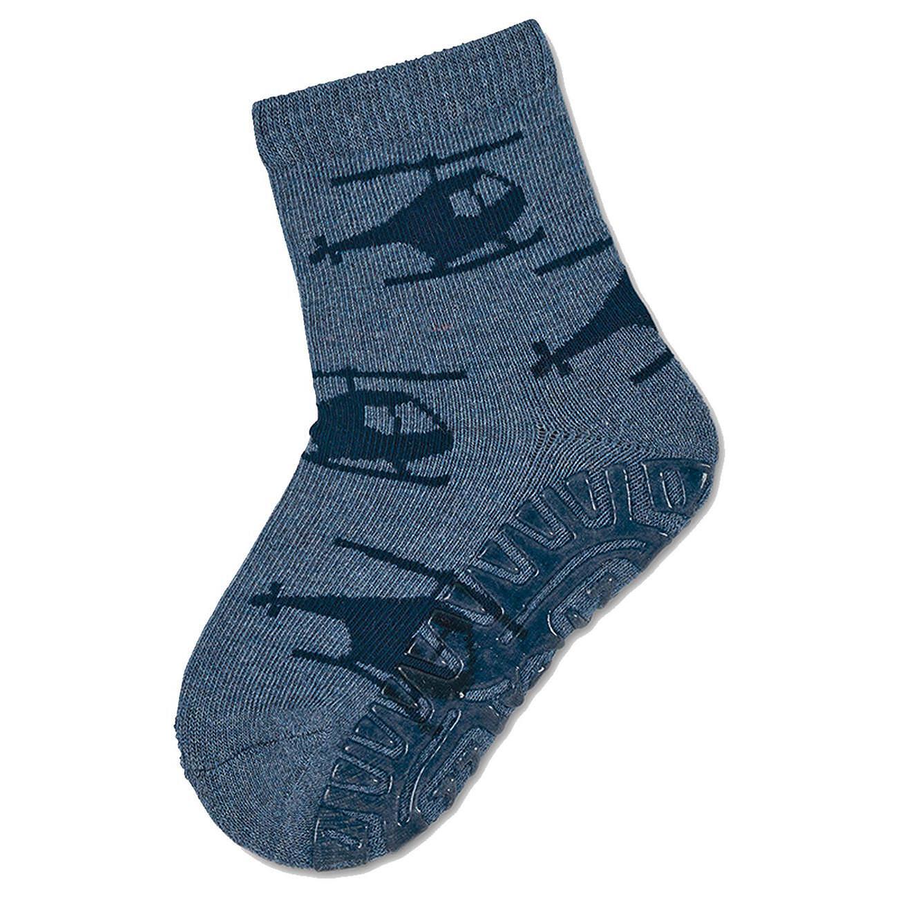 Детски Термо Чорапи Със Силикон С Хеликоптери, Сини, 25 26 3 4 Г. Sterntaler