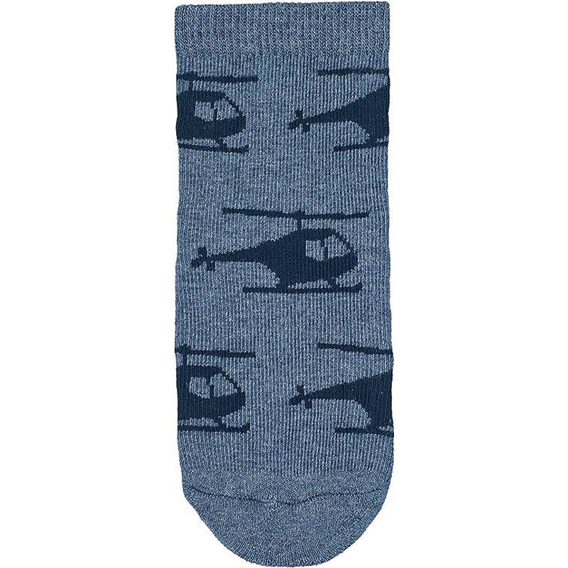 Детски Термо Чорапи Със Силикон С Хеликоптери, Сини, 25 26 3 4 Г. Sterntaler