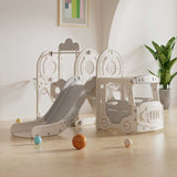 Детски Център За Игра 4 В 1, Автобус В Сив Цвят Feelkids