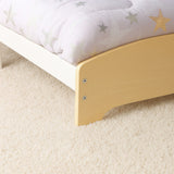 Детско Дървено Легло Със Защита И Подматрачна Рамка 140/70 См – Ginger Home