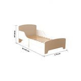 Детско Дървено Легло Със Защита И Подматрачна Рамка 140/70 См – Ginger Home