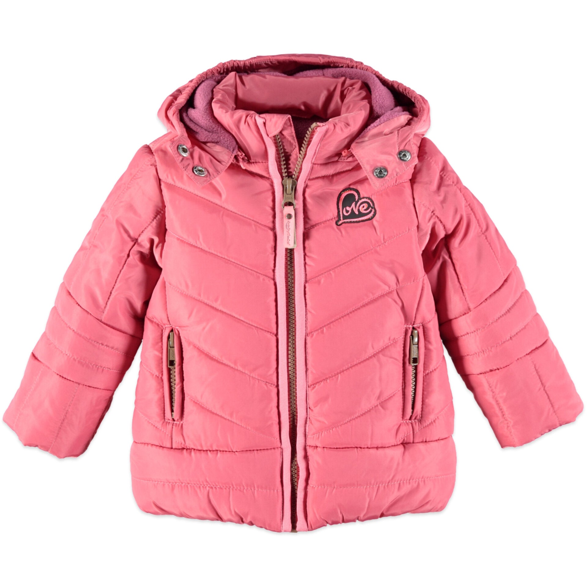 Детско Зимно Яке За Момичета С Качулка, 86 См. 18 24 М. Babyface