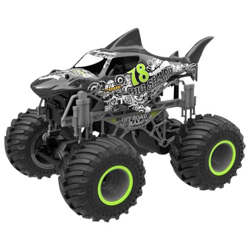 Jeep „Shark” pentru cascadorii, cu telecomandă, gri 1:16