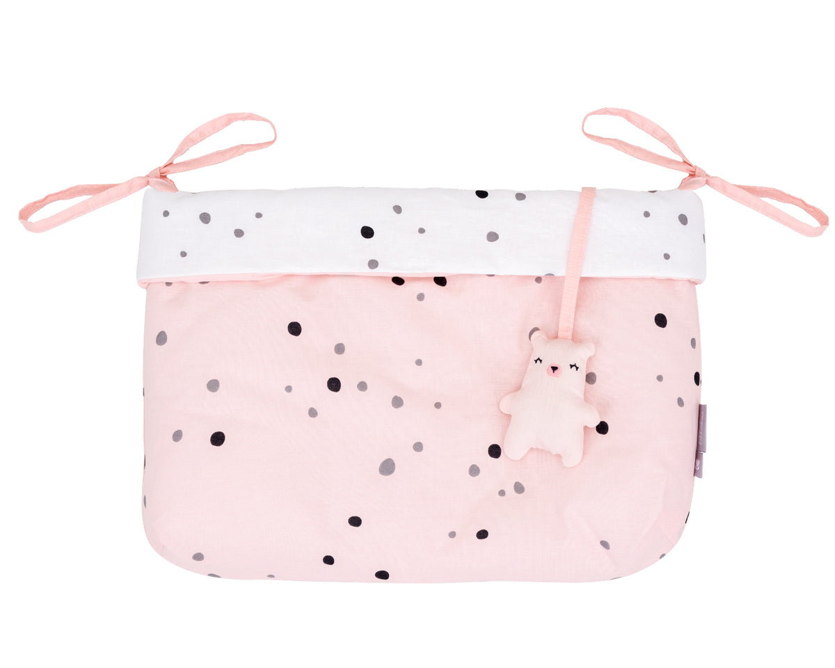 Кош За Памперси С Връзки Bear With Me Pink Kikkaboo