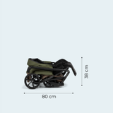 Viva 6+ Leather Бебешка Количка 2в1 086 Vanila Tutis