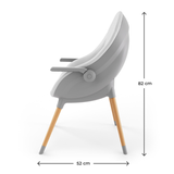 Fini Up Столче За Хранене Grey Kinderkraft