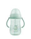 Cana cu pai din silicon 300ml Dino World Mint