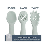 Бебешки Лъжички 3 Бр Scoop, Mash & Twist Seafoam Dreambaby