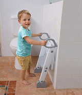 Седалка За Тоалетна Със Стълбичка Step Up Grey White Dreambaby