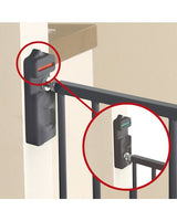 Метална Преграда За Врата 76см Gro Gate® Charcoal Dreambaby