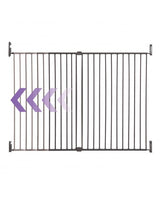 Метална Преграда За Врата 76см Gro Gate® Charcoal Dreambaby