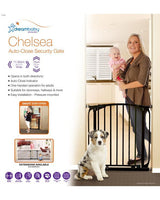 Преграда За Врата Chelsea Auto Close Black 75 См 2170 Dreambaby