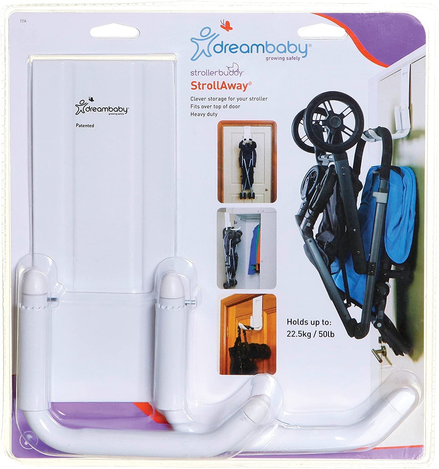 Закачалка За Бебешка Количка За Врата Strollerbuddy Strollaway White Dreambaby