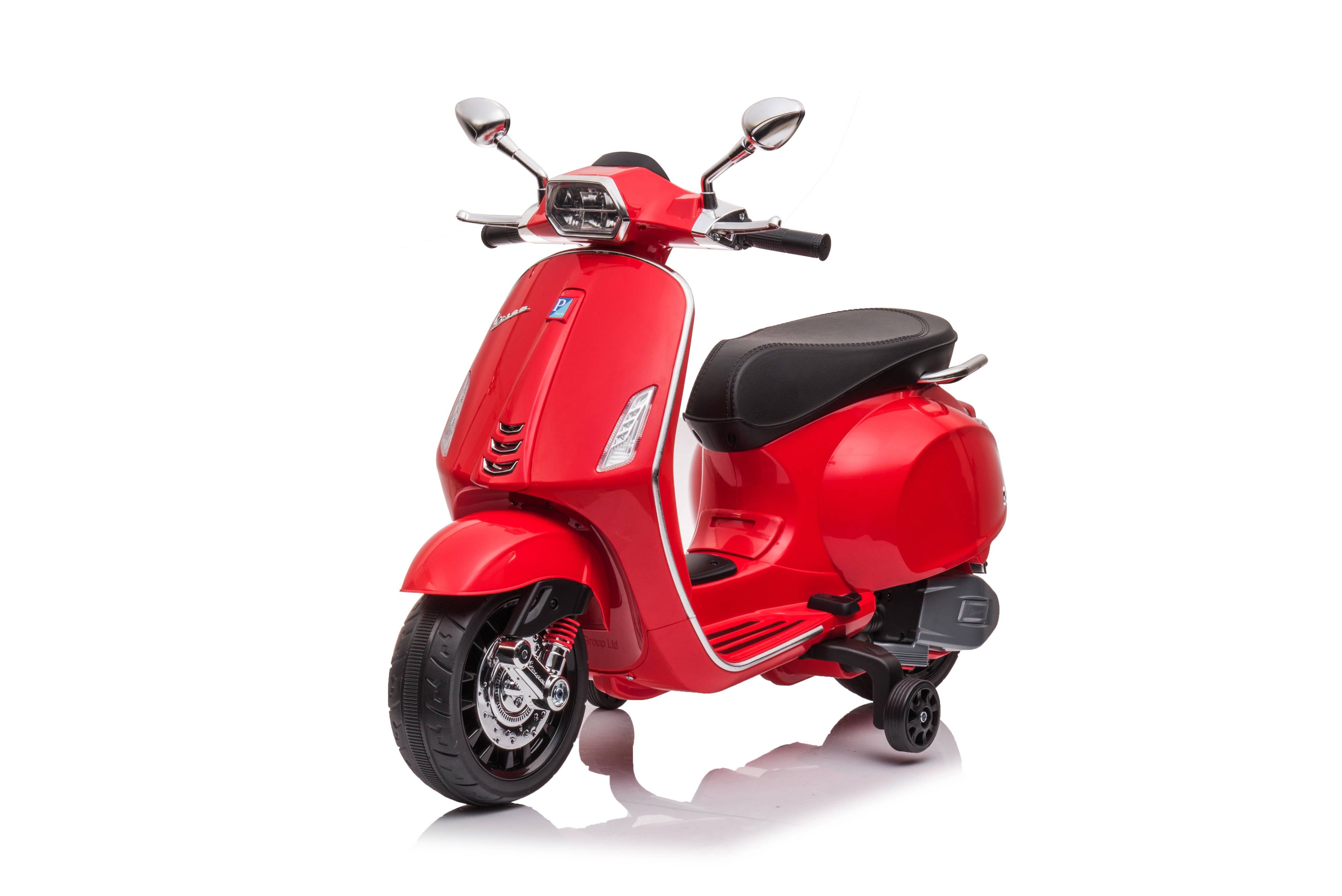 Акумулаторен Мотор Licensed Vespa Sprint Racing Sixties Red Kikkaboo