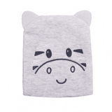 Бебешка Шапка С Ушички Baby Love Zebra Grey Eevi