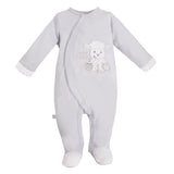Бебешки Гащеризон Newborn С Дълъг Ръкав Овчица Сив 56 См. Eevi