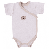 Бебешко Боди С Къс Ръкав Baby Love Beige 56 См. Eevi