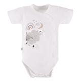 Бебешко Боди С Къс Ръкав Mellow White 56 См. Eevi