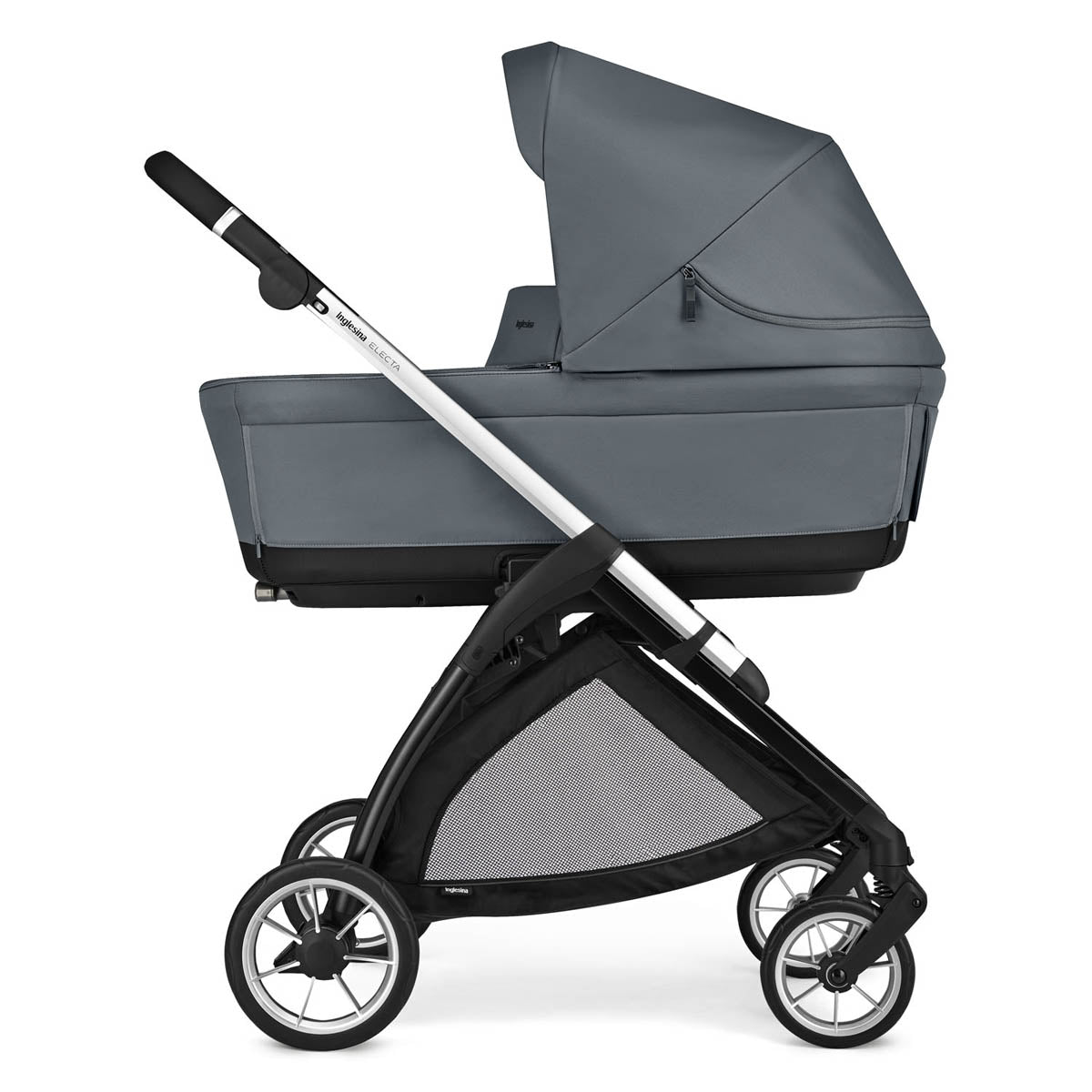Детска Количка 2 В 1 Inglesina Electa System Duo - Union Grey / Silver Black