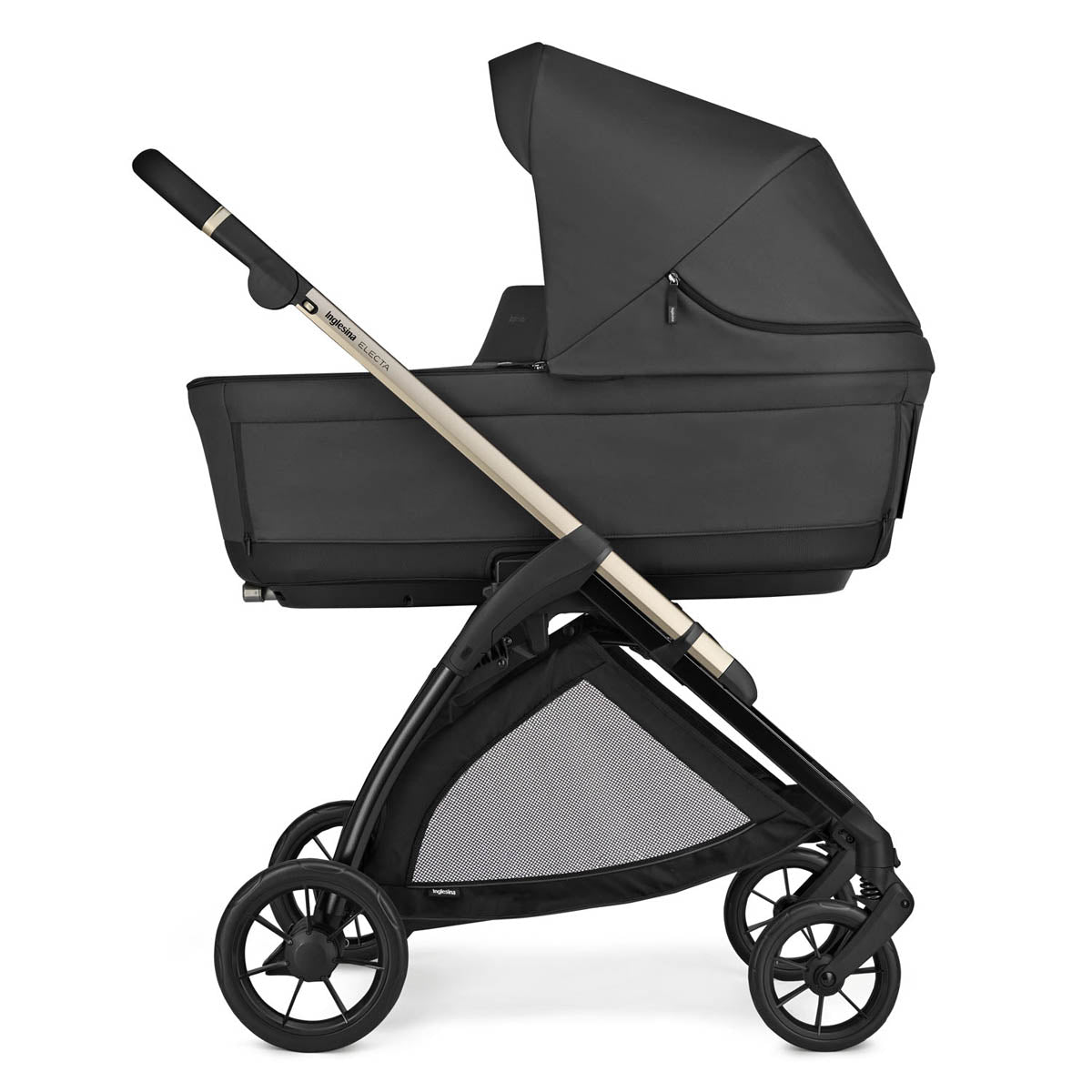 Детска Количка 2 В 1 Inglesina Electa System Duo - Upper Black / Iridium Black