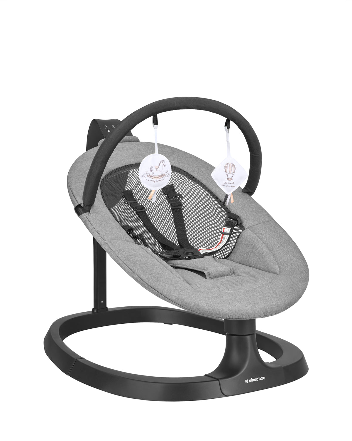 Електрическа Люлка Zazu Grey Kikkaboo