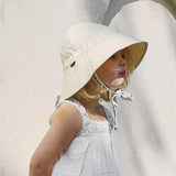 Бебешка Шапка Sun Hat Oat White (6 12 М.) Elodie