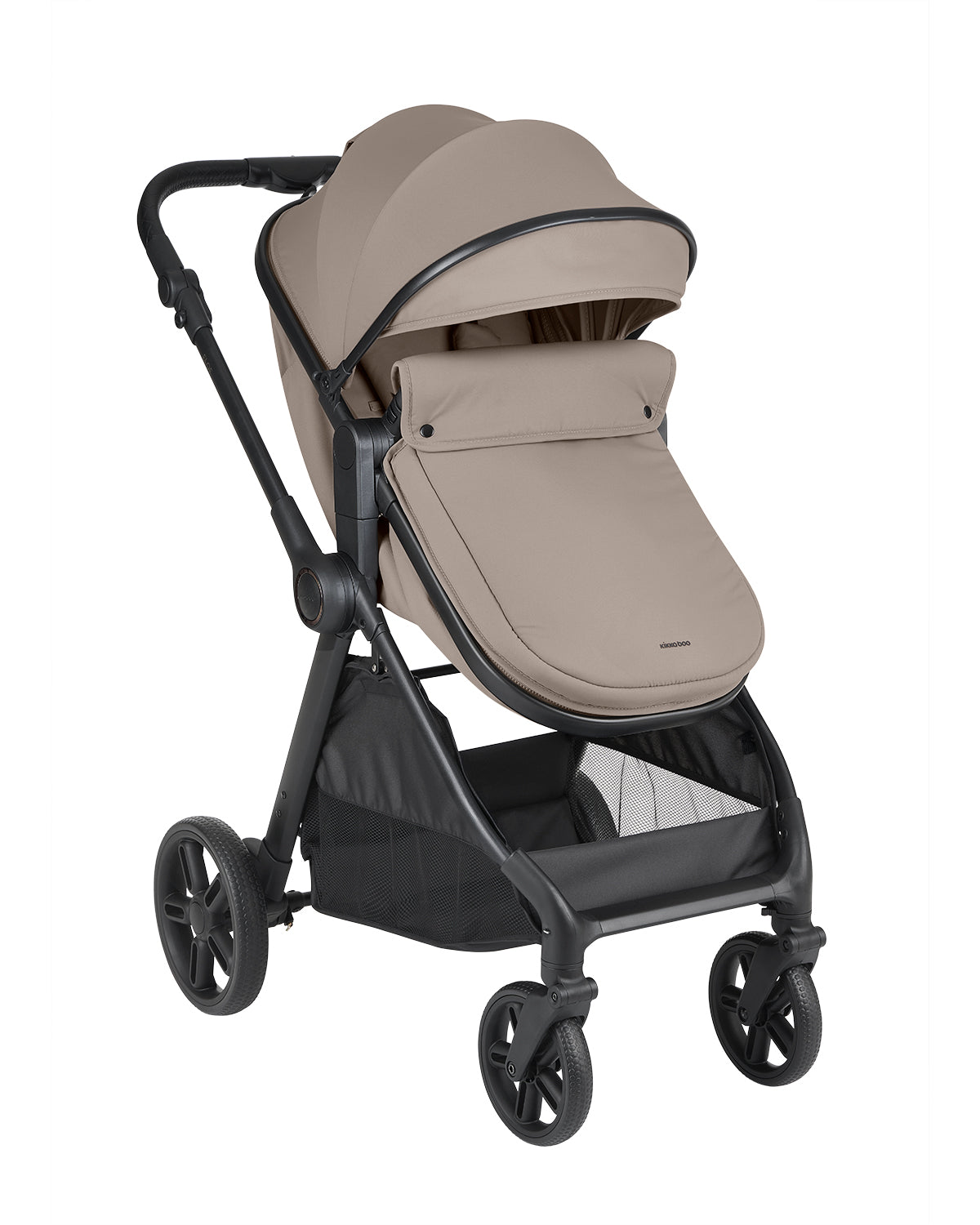 Комбинирана Количка 3в1 Трансф. Седалка Eloe Dark Beige Kikkaboo
