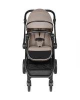 Комбинирана Количка 3в1 Трансф. Седалка Eloe Dark Beige Kikkaboo