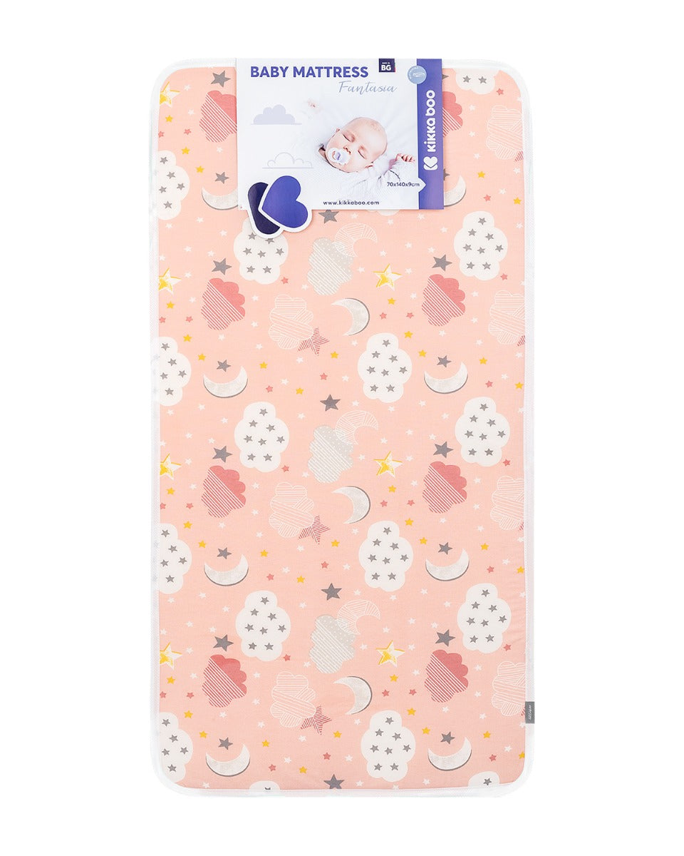 Матрак Fantasia 70Х140Х9См Clouds Peach --- BebeMama
