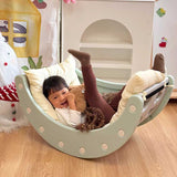 Детски Многофункционален Модул За Игра И Почивка Зелен Feelkids