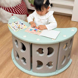 Детски Многофункционален Модул За Игра И Почивка Зелен Feelkids