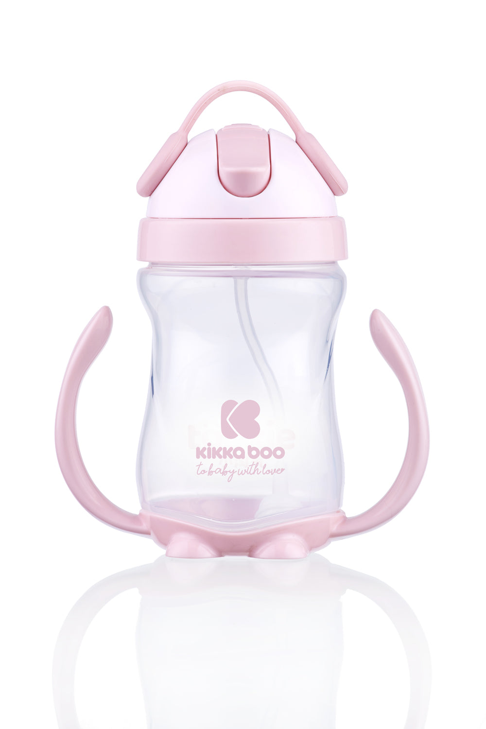 Чаша Неразливаща Със Сламка 300Мл. Pink --- BebeMama