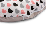 Възглавница За Хранене – Hearts Grey --- BebeMama
