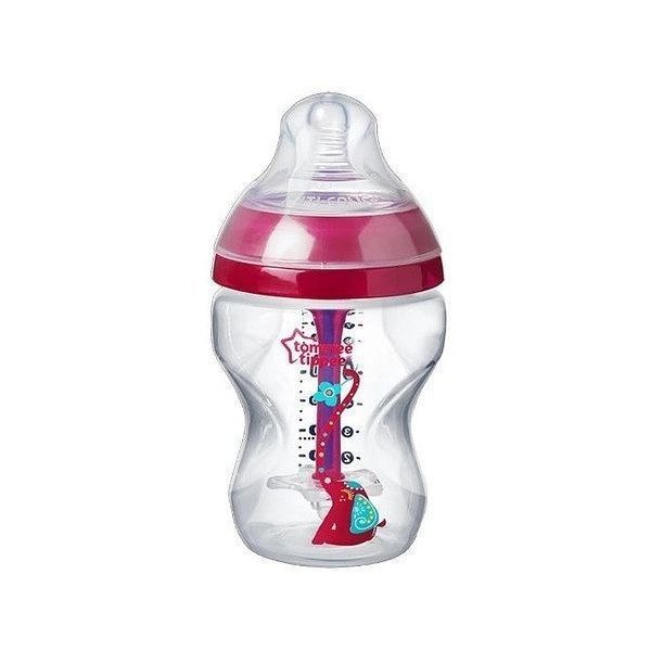 Бутилка 260 Мл. Anti Colic Girl Advanced Tommee Tippee --- BebeMama