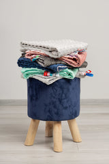 Одеяло Minky - Hedgehogs Grey 75X100 --- BebeMama
