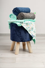 Одеяло Minky - Hedgehogs Grey 75X100 --- BebeMama