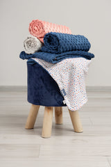 Одеяло Minky - Hedgehogs Grey 75X100 --- BebeMama