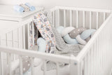 Одеяло Minky - Hedgehogs Grey 75X100 --- BebeMama