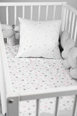 Чаршафи – Stars Pink --- BebeMama