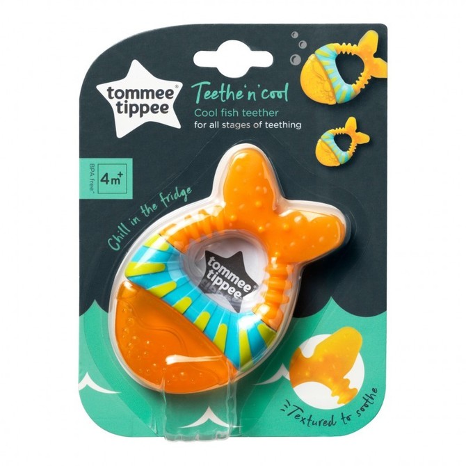 Охлаждаща Гризалка Риба 4+ Tommee Tippee --- BebeMama
