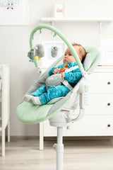 Столче За Хранене Шезлонг И Люлка 3В1 Kivi Mint Caretero --- BebeMama