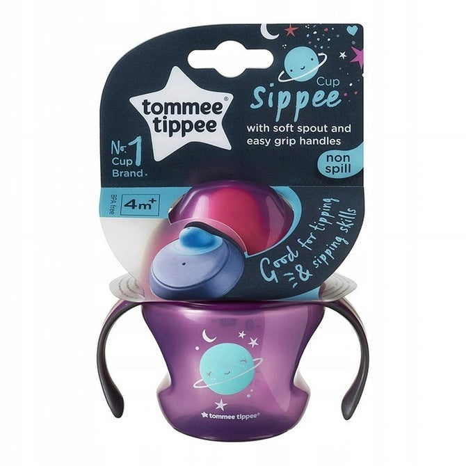 Чаша С Дръжка 150 Мл 4+ Виолетово Tommee Tippee --- BebeMama