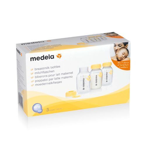 Бутилки За Съхранение На Кърма Medela 150 Мл - Опаковка От 3 Бр --- BebeMama